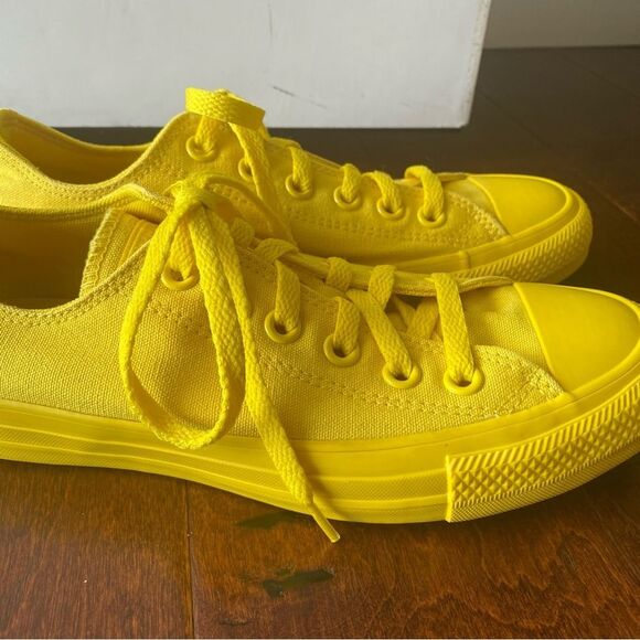 Converse CTAS Pro Monochrome Aurora Yellow Sneaker 166410F Men’s 5 Women’s 7 - Picture 2 of 6